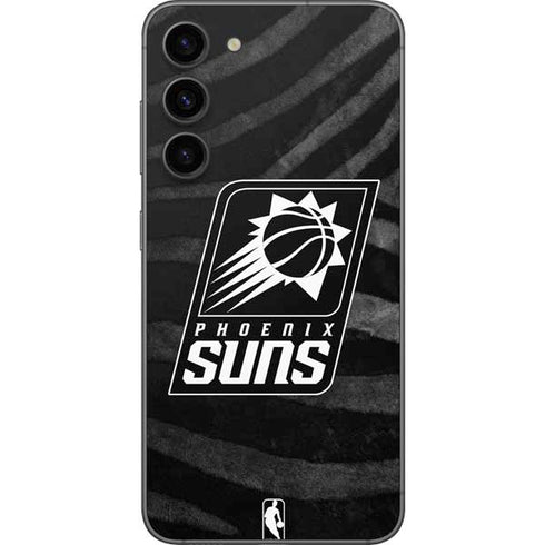 NBA Phoenix Suns Black Animal Print Galaxy S23 Plus Skin