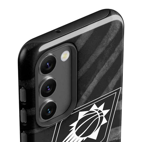 NBA Phoenix Suns Black Animal Print Galaxy S23 Pro Case