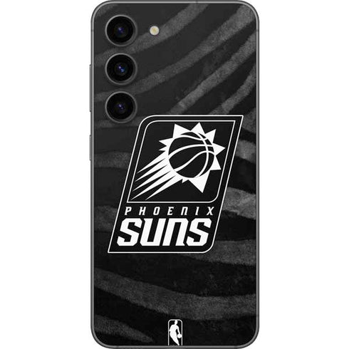 NBA Phoenix Suns Black Animal Print Galaxy S23 Skin