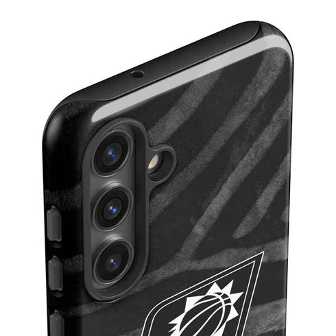 NBA Phoenix Suns Black Animal Print Galaxy S24 Impact Case