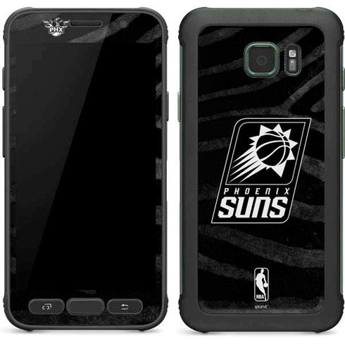 NBA Phoenix Suns Black Animal Print Galaxy S7 Active Skin