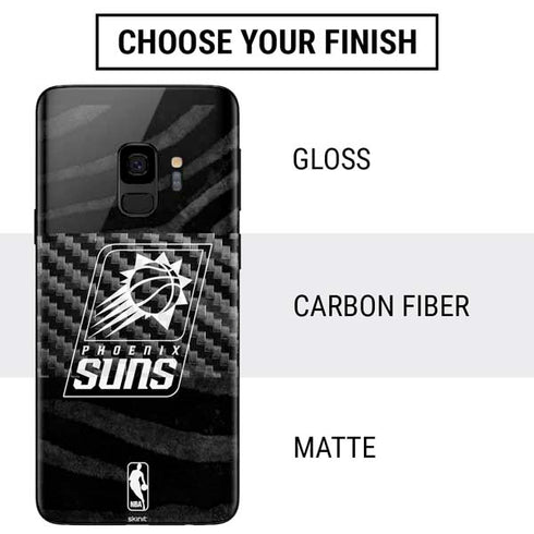 NBA Phoenix Suns Black Animal Print Galaxy S9 Skin