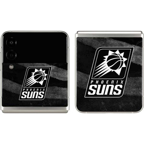 NBA Phoenix Suns Black Animal Print Galaxy Z Flip3 5G Skin