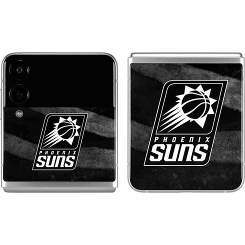 NBA Phoenix Suns Black Animal Print Galaxy Z Flip4 5G Skin