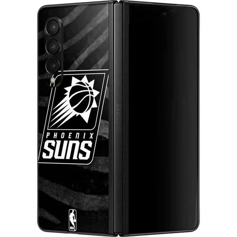 NBA Phoenix Suns Black Animal Print Galaxy Z Fold3 5G Skin