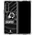 NBA Phoenix Suns Black Animal Print Galaxy Z Fold4 5G Clear Case
