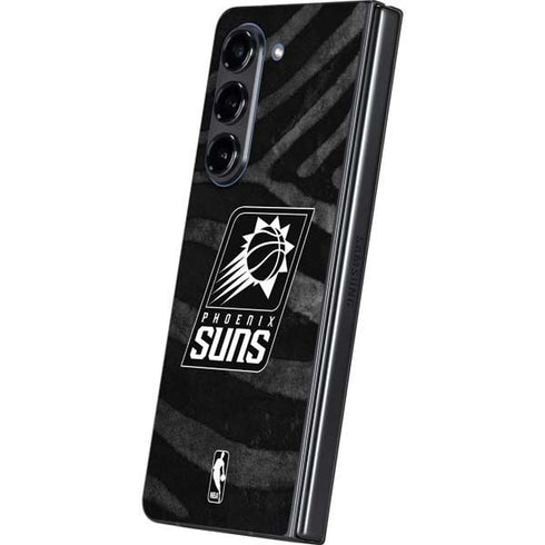 NBA Phoenix Suns Black Animal Print Galaxy Z Fold5 5G Skin