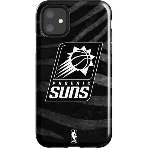 NBA Phoenix Suns Black Animal Print iPhone 11 Impact Case