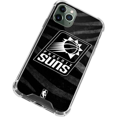 NBA Phoenix Suns Black Animal Print iPhone 11 Pro Max Clear Case
