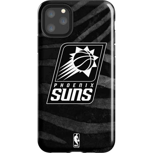 NBA Phoenix Suns Black Animal Print iPhone 11 Pro Max Impact Case