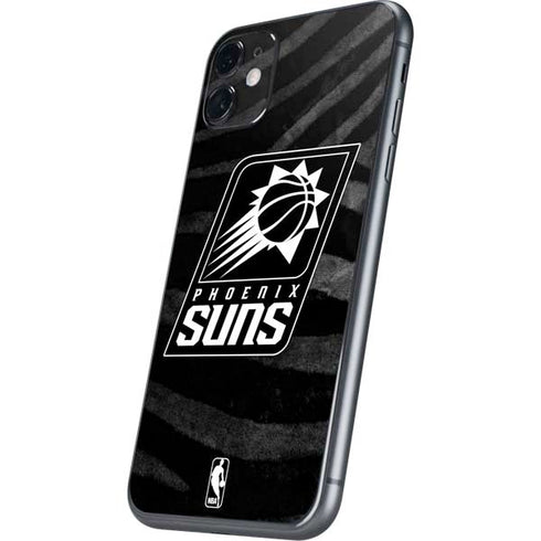 NBA Phoenix Suns Black Animal Print iPhone 11 Skin