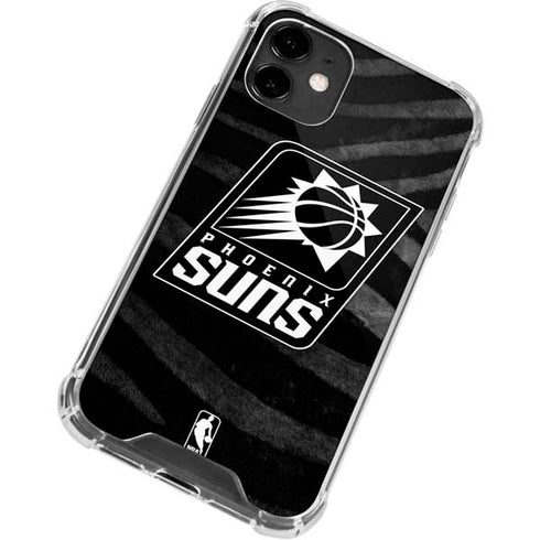 NBA Phoenix Suns Black Animal Print iPhone 12 Mini Clear Case
