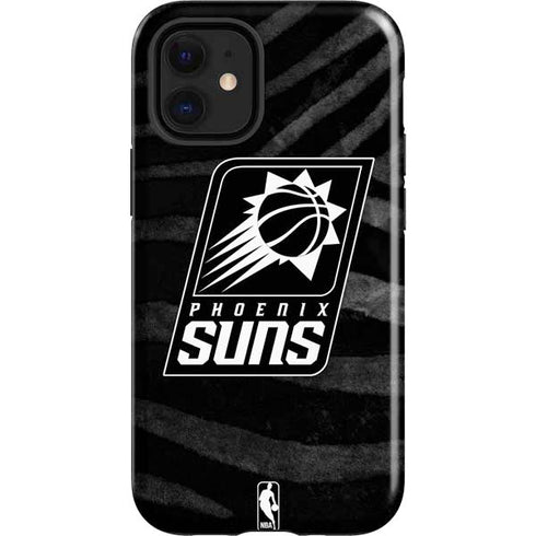NBA Phoenix Suns Black Animal Print iPhone 12 Mini Impact Case