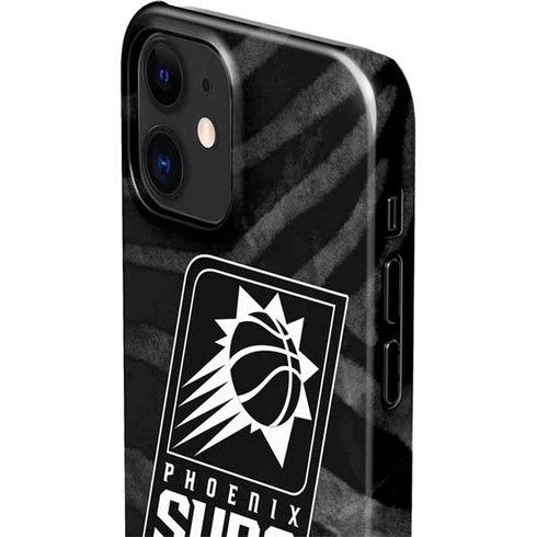 NBA Phoenix Suns Black Animal Print iPhone 12 Mini Lite Case