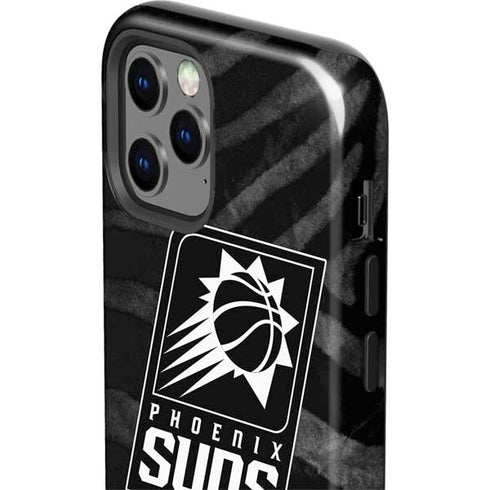 NBA Phoenix Suns Black Animal Print iPhone 12 Pro Max Impact Case