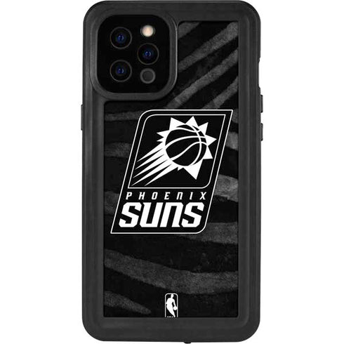 NBA Phoenix Suns Black Animal Print iPhone 12 Pro Max Waterproof Case