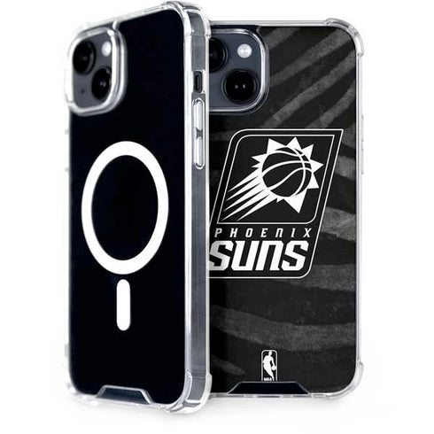 NBA Phoenix Suns Black Animal Print iPhone 13 MagSafe Case