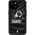 NBA Phoenix Suns Black Animal Print iPhone 13 Mini Waterproof Case