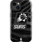 NBA Phoenix Suns Black Animal Print iPhone 15 Plus Impact Case