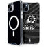 NBA Phoenix Suns Black Animal Print iPhone 15 MagSafe Case