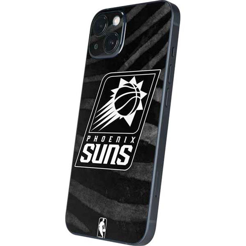 NBA Phoenix Suns Black Animal Print iPhone 15 Plus Skin