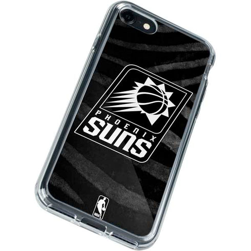 NBA Phoenix Suns Black Animal Print iPhone SE (2nd & 3rd Gen) Clear Case