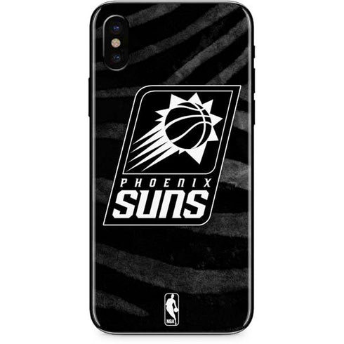NBA Phoenix Suns Black Animal Print iPhone X Skin