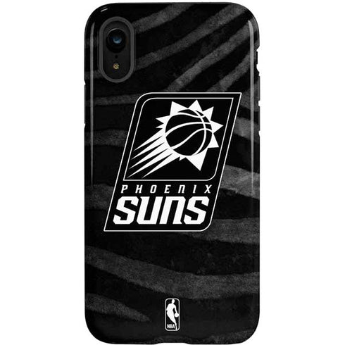 NBA Phoenix Suns Black Animal Print iPhone XR Pro Case