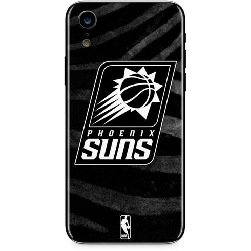 NBA Phoenix Suns Black Animal Print iPhone XR Skin