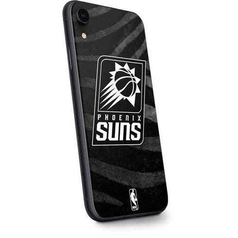 NBA Phoenix Suns Black Animal Print iPhone XR Skin