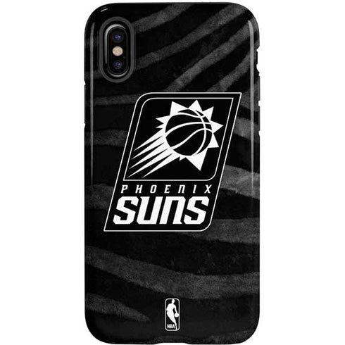 NBA Phoenix Suns Black Animal Print iPhone XS Pro Case