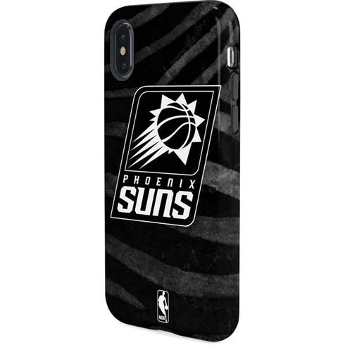 NBA Phoenix Suns Black Animal Print iPhone XS Pro Case