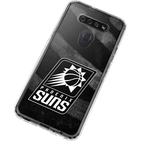 NBA Phoenix Suns Black Animal Print LG K51/Q51 Clear Case