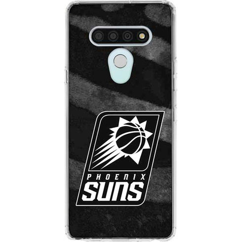 NBA Phoenix Suns Black Animal Print LG Stylo 6 Clear Case
