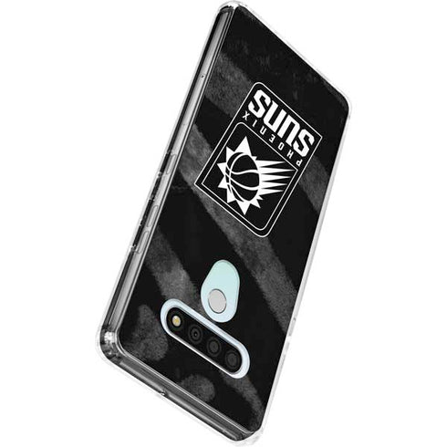 NBA Phoenix Suns Black Animal Print LG Stylo 6 Clear Case