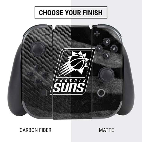 NBA Phoenix Suns Black Animal Print Nintendo Switch Bundle Skin