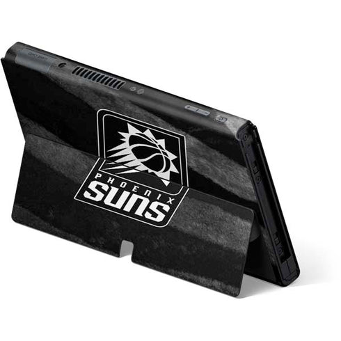 NBA Phoenix Suns Black Animal Print Nintendo Switch OLED (2021) Skin