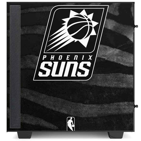 NBA Phoenix Suns Black Animal Print NZXT H510 Compact ATX Mid-Tower Case Skin