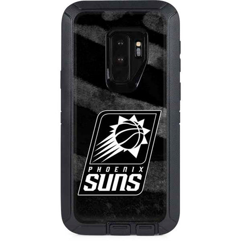 NBA Phoenix Suns Black Animal Print Otterbox Defender Galaxy Skin