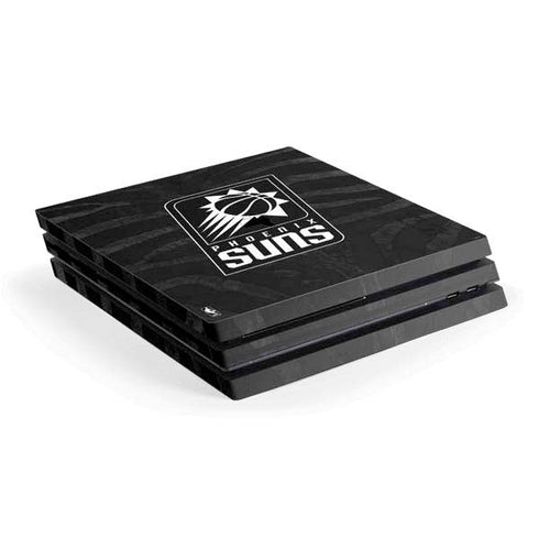 NBA Phoenix Suns Black Animal Print PS4 Pro Console Skin