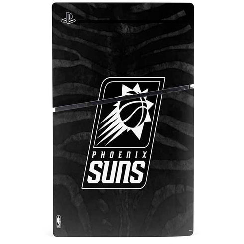 NBA Phoenix Suns Black Animal Print PS5 Slim Disk Bundle Skin