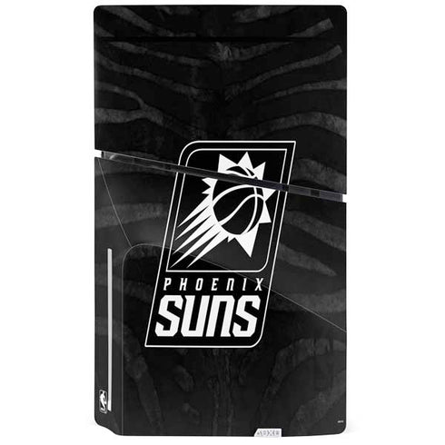 NBA Phoenix Suns Black Animal Print PS5 Slim Disk Bundle Skin