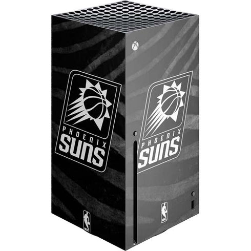 NBA Phoenix Suns Black Animal Print Xbox Series X Console Skin