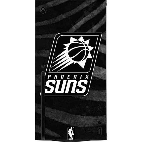 NBA Phoenix Suns Black Animal Print Xbox Series X Console Skin