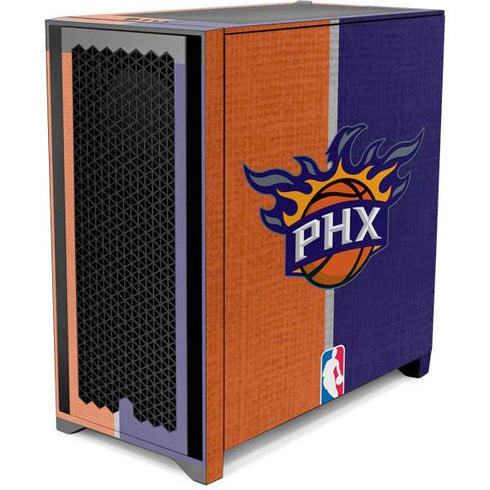 NBA Phoenix Suns Canvas Corsair 4000D Tempered Glass Mid-Tower ATX Case Skin