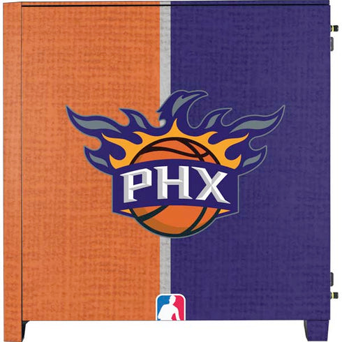NBA Phoenix Suns Canvas Corsair 4000D Tempered Glass Mid-Tower ATX Case Skin
