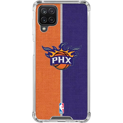 NBA Phoenix Suns Canvas Galaxy A12 Clear Case