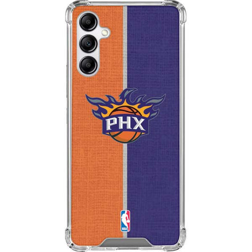 NBA Phoenix Suns Canvas Galaxy A14 5G Clear Case