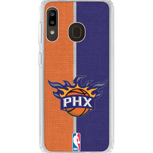 NBA Phoenix Suns Canvas Galaxy A20 Clear Case