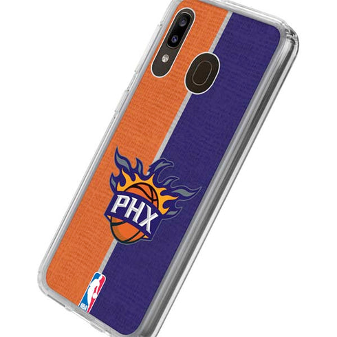 NBA Phoenix Suns Canvas Galaxy A20 Clear Case